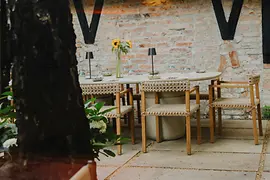 guestgarden of a restaurant