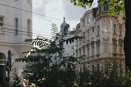 street with historic buildings in Vienna
