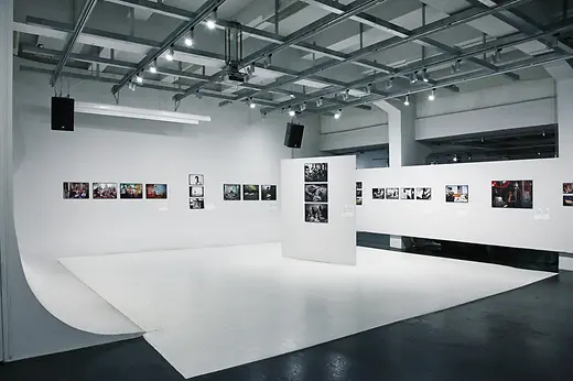 Main room in the WestLicht Gallery