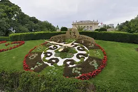 Floral clock in Vienna City Park