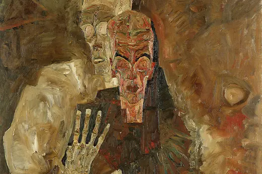 Peinture d'Egon Schiele, Selbstseher II (La mort et l'homme)